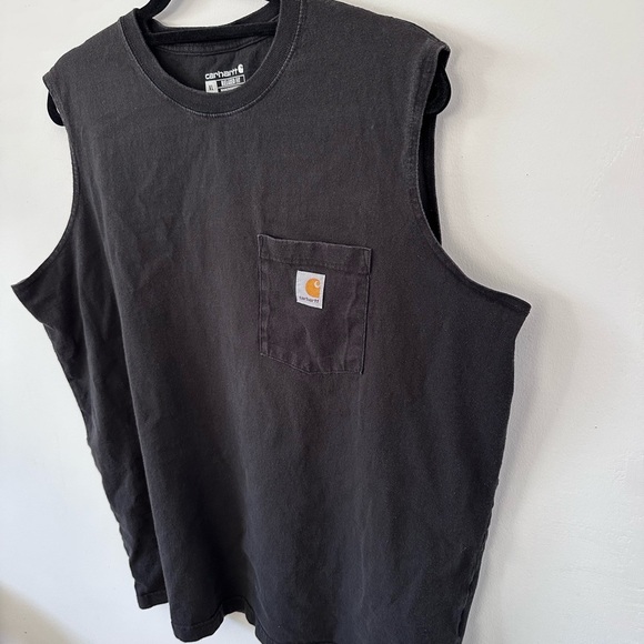 Carhartt Black Relaxed Fit Sleeveless Tank - Picture 3 of 8